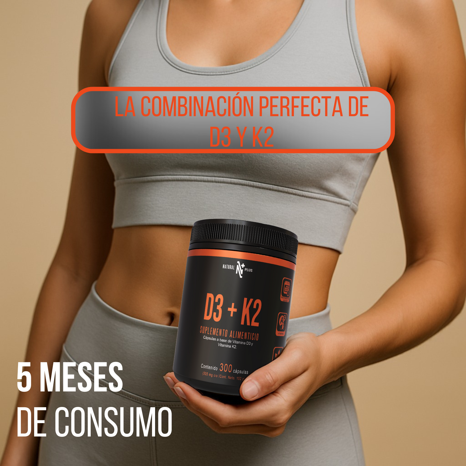 Vitamina D3 + K2