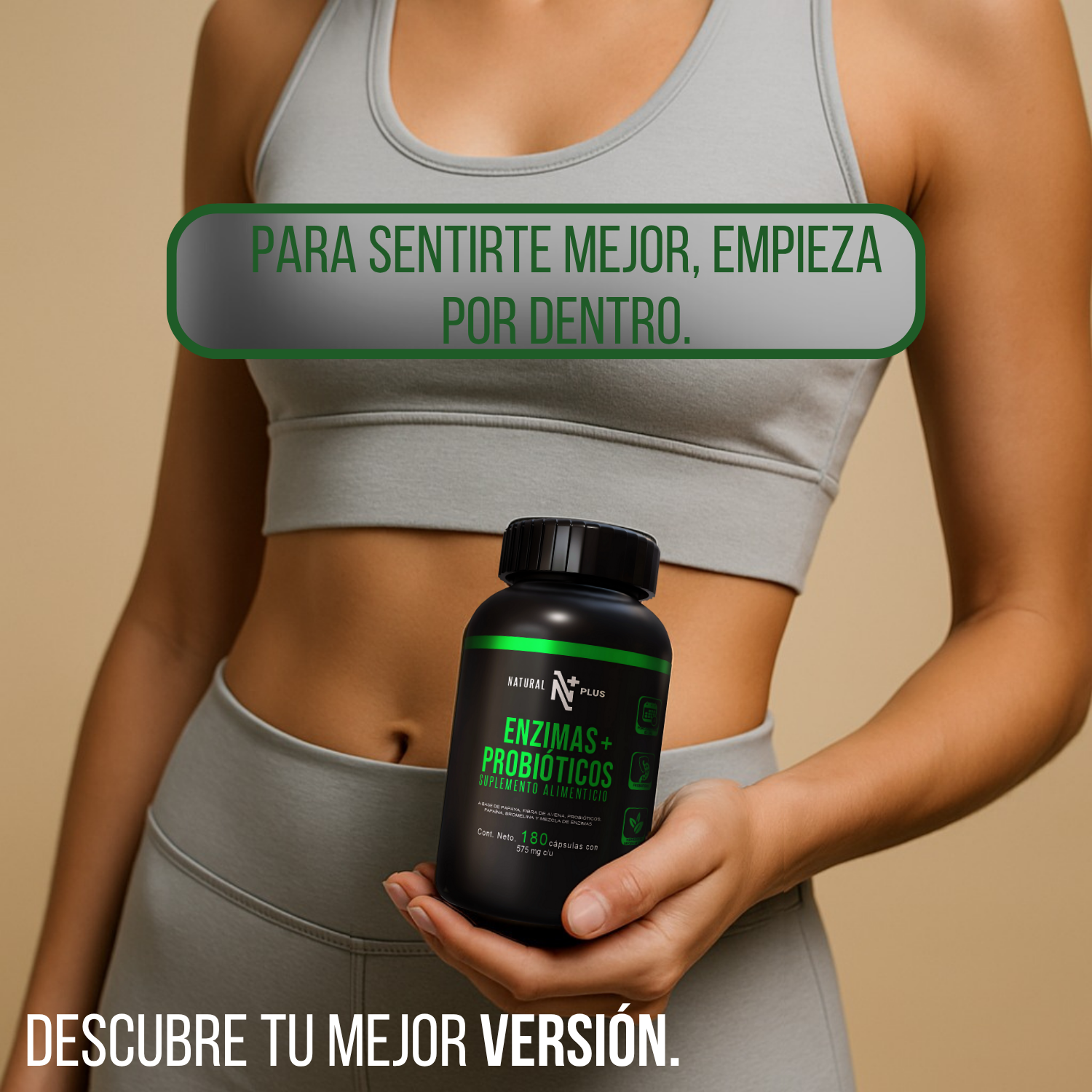 Enzimas + Probióticos 180 Cápsulas