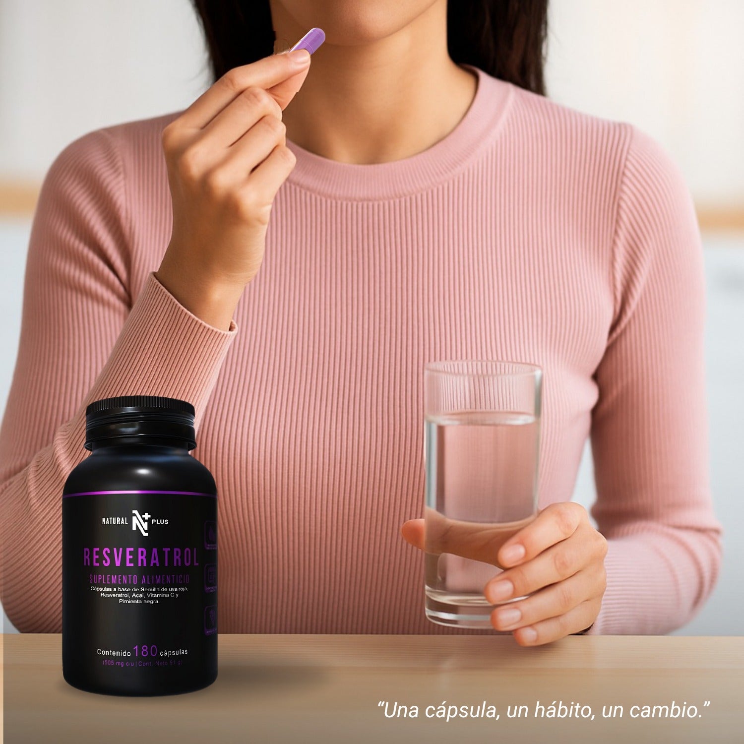 Resveratrol 180 Cápsulas