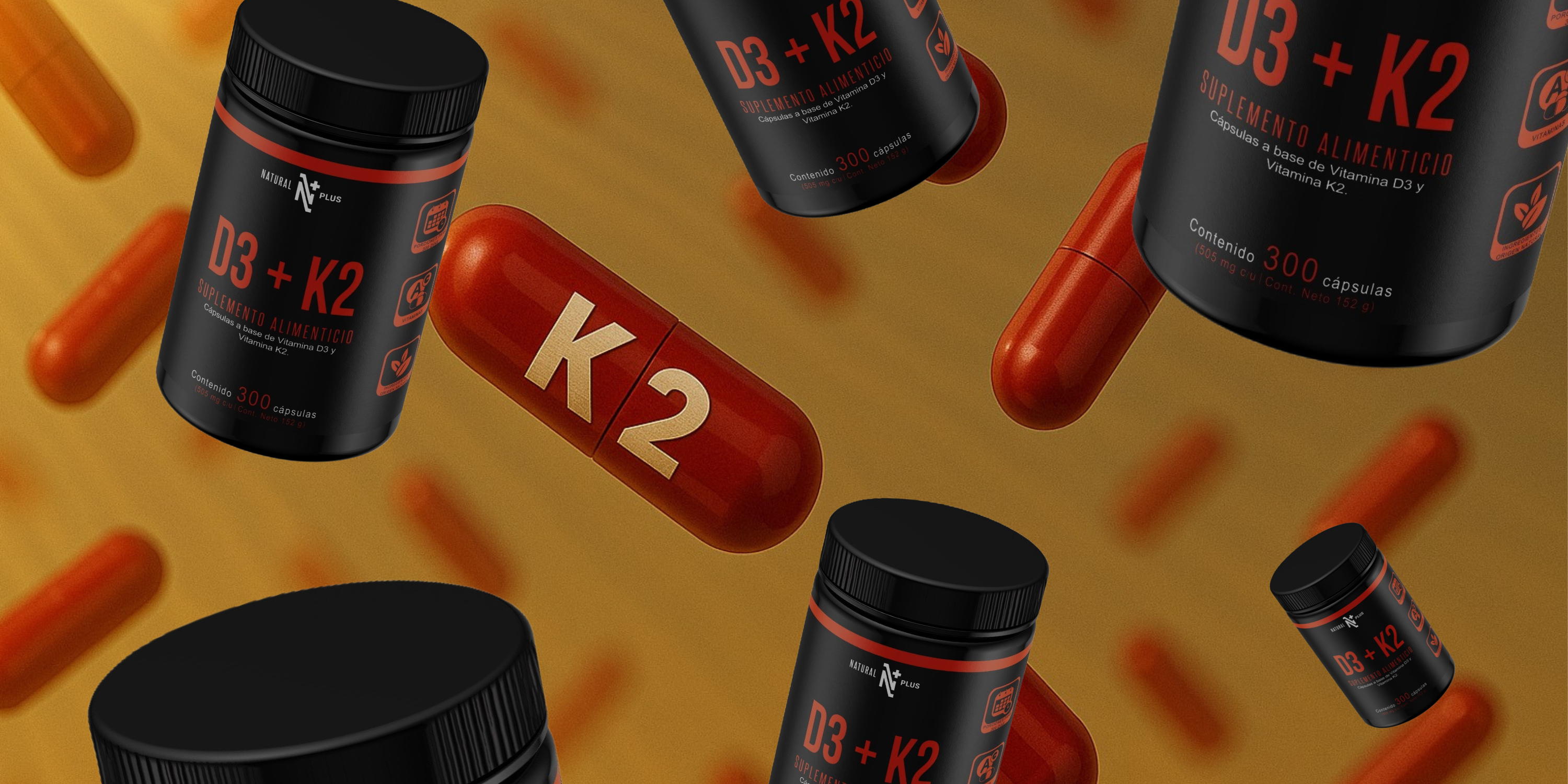 Vitamina D3 + K2