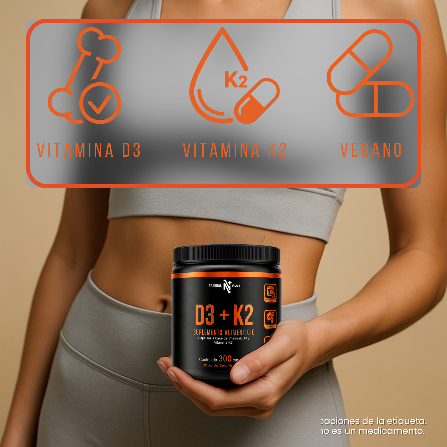 Vitamina D3 + K2