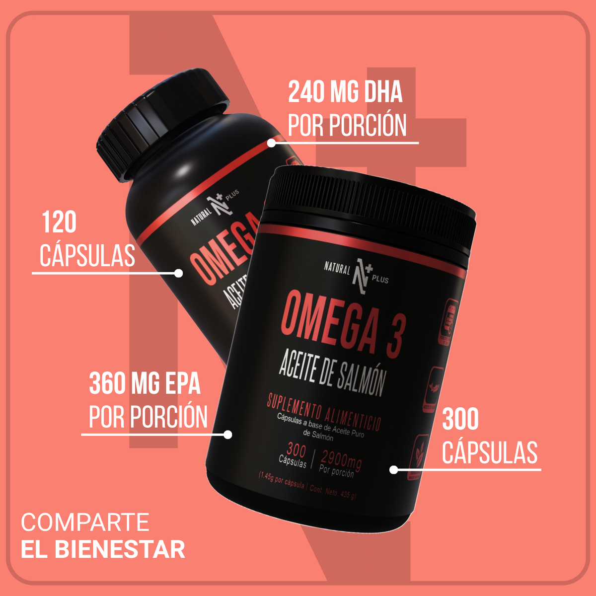 Omega 3 - 300 Cápsulas