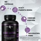 Resveratrol 180 Cápsulas