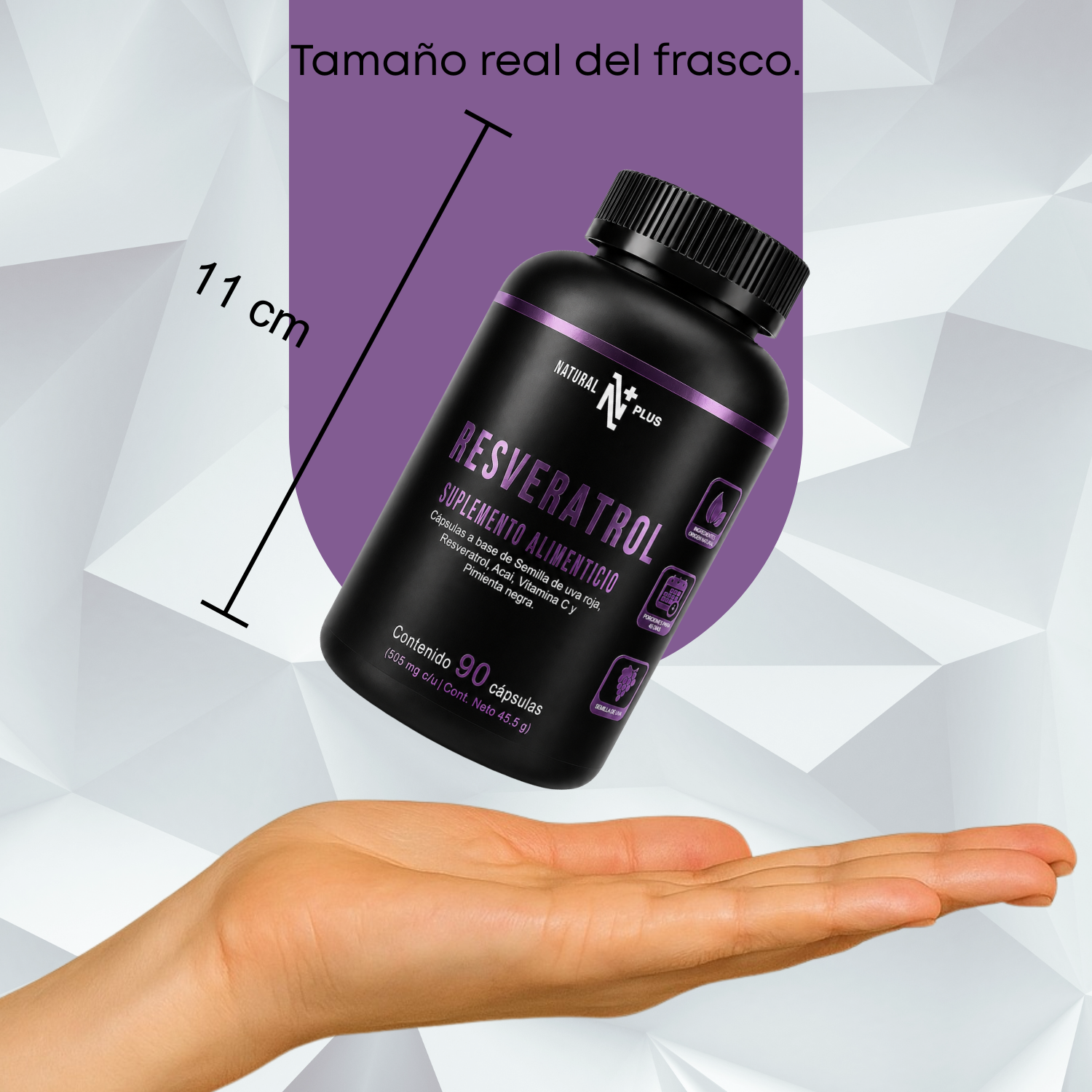 Resveratrol 90 Cápsulas
