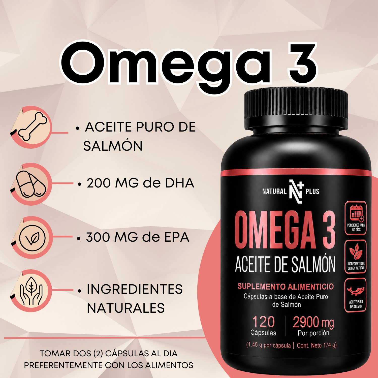Omega 3 Aceite de Salmón