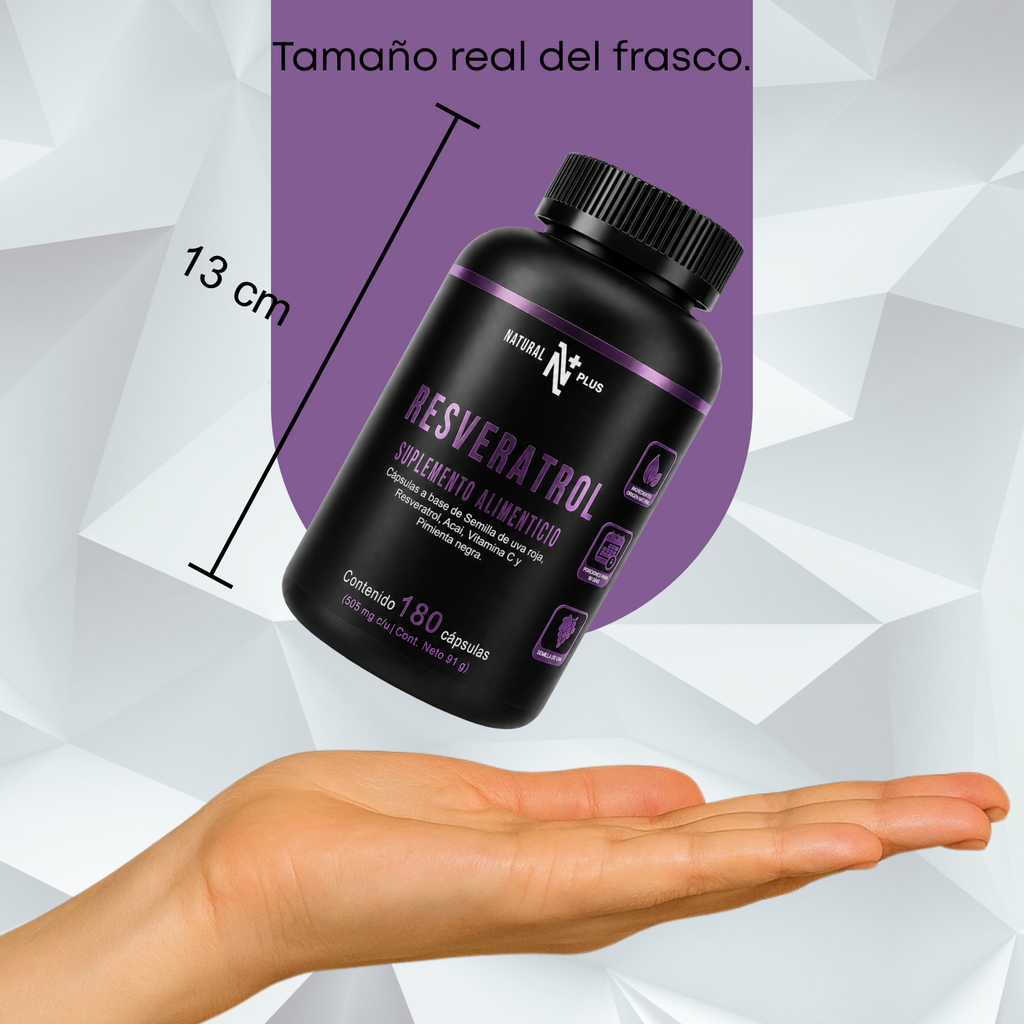 Resveratrol 180 Cápsulas