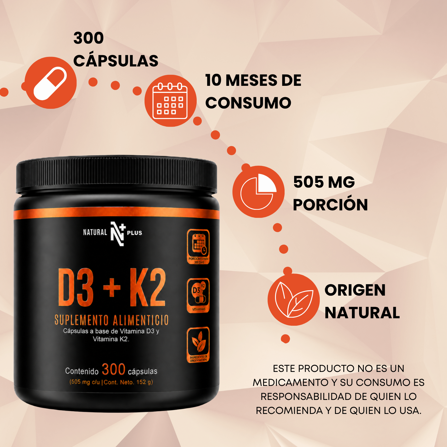 Vitamina D3 + K2