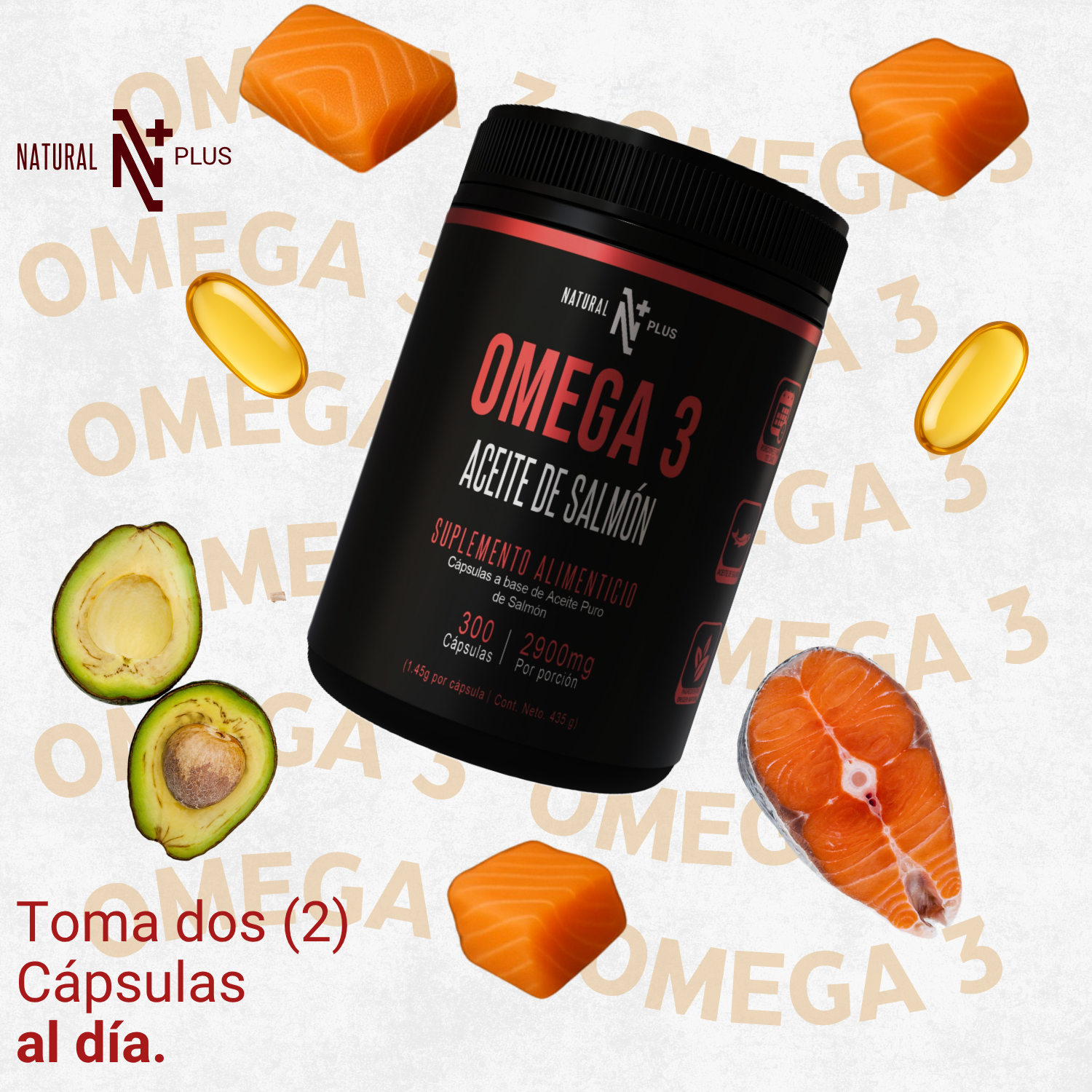 Omega 3 - 300 Cápsulas