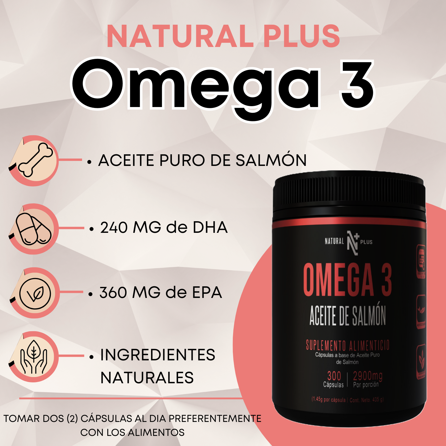 Omega 3 - 300 Cápsulas