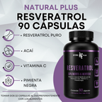 Resveratrol 90 y 180 Cápsulas