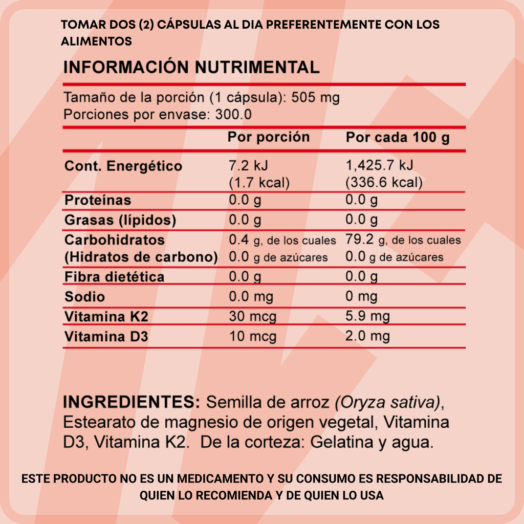 Vitamina D3 + K2