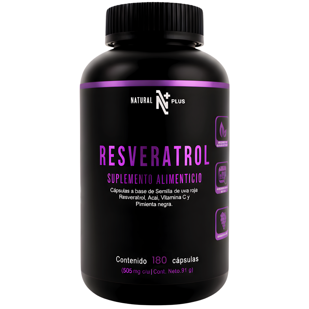 Resveratrol 180 Cápsulas