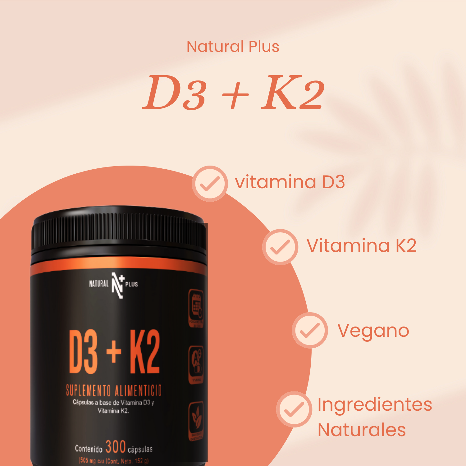 Vitamina D3 + K2