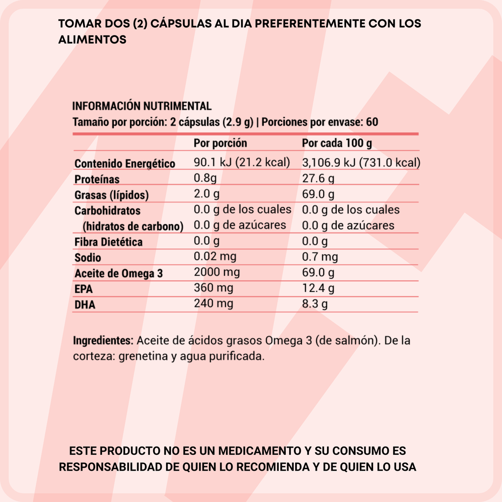 Omega 3 Aceite de Salmón