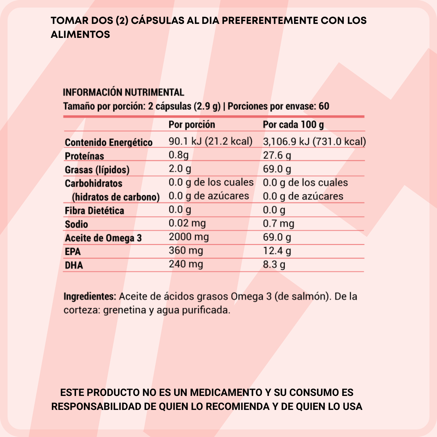 Omega 3 Aceite de Salmón