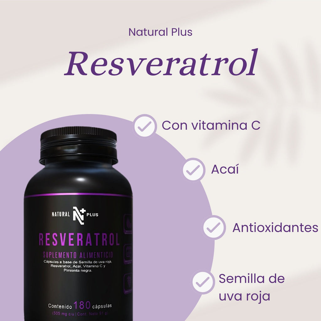 Resveratrol 180 Cápsulas